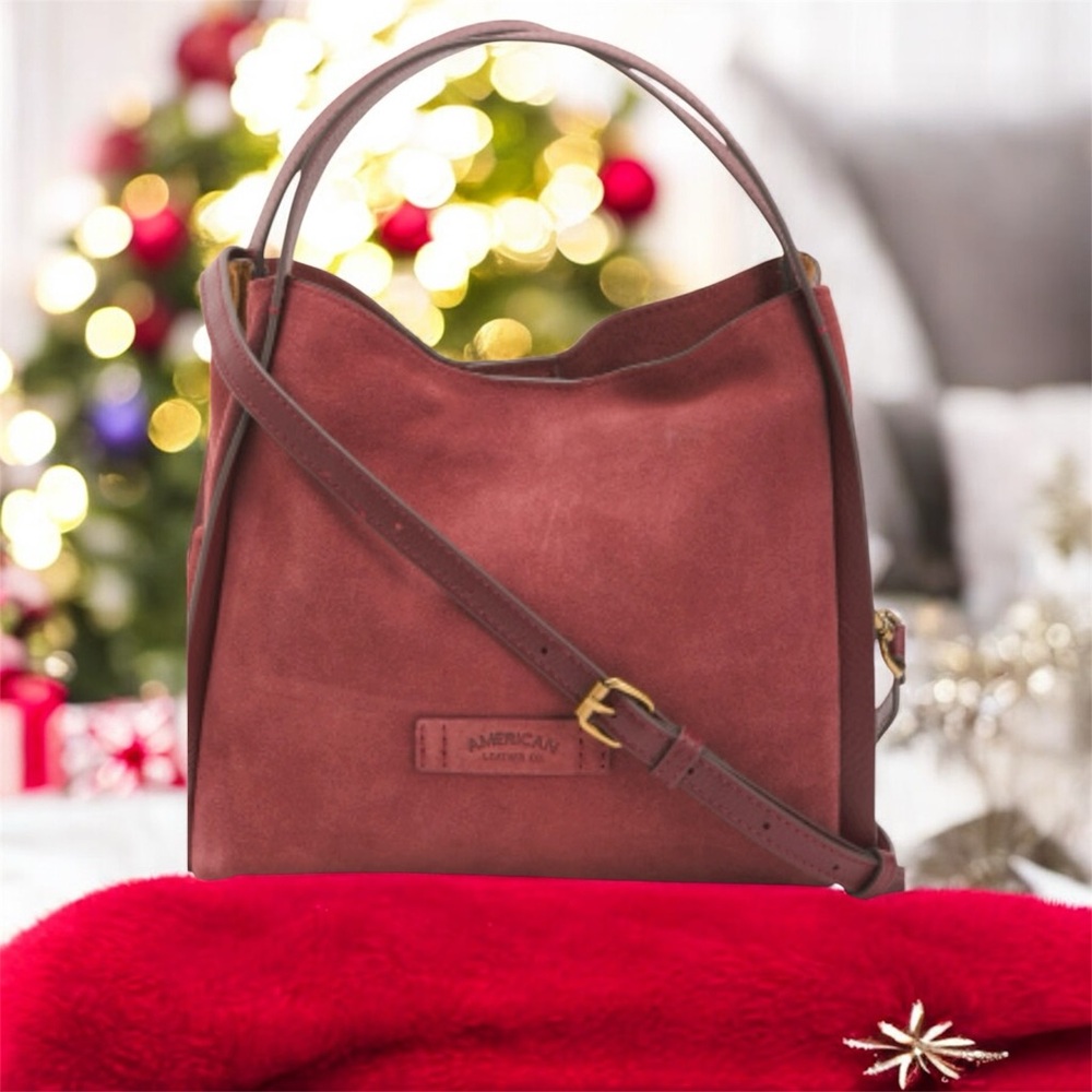 American Leather Co Auburn 2.0 Triple Entry Satchel/ Crossbody  NWT